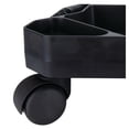 thumbnail image 5 of Performance Tool W85032 Tool Creeper Rolling Caddy Tray with 5 Sections for for Mechanic Garage and Workshop Organization, Black, 17.13x15.75x4.75-Inches, 5 of 9