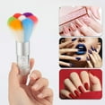thumbnail image 4 of One Gel Nail Powder Soft Cleaner Brush, Nail Art Tool, Nail Brush Dusting Brush (Plata) Kuyhfg Sin marca, 4 of 5