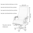 thumbnail image 2 of AUQ Chair Covers,Versatile Practical Office Chair Covers,Modern Chic Furniture Covers,Fitting Recliner Covers for Long-lasting Work,Dark Purple, 2 of 5