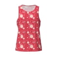thumbnail image 5 of Sigee Hello Summer Flamingo for Men's Workout Tank Top, Athletic Gym Sleeveless Shirt - Quick Dry, Lightweight, Breathable Small, 5 of 9