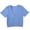 Blue, variant on Women's V Neck Ribbed Short Sleeve Form Fitting Crop Tops for Women Daily Casual All-Day Comfort Wear