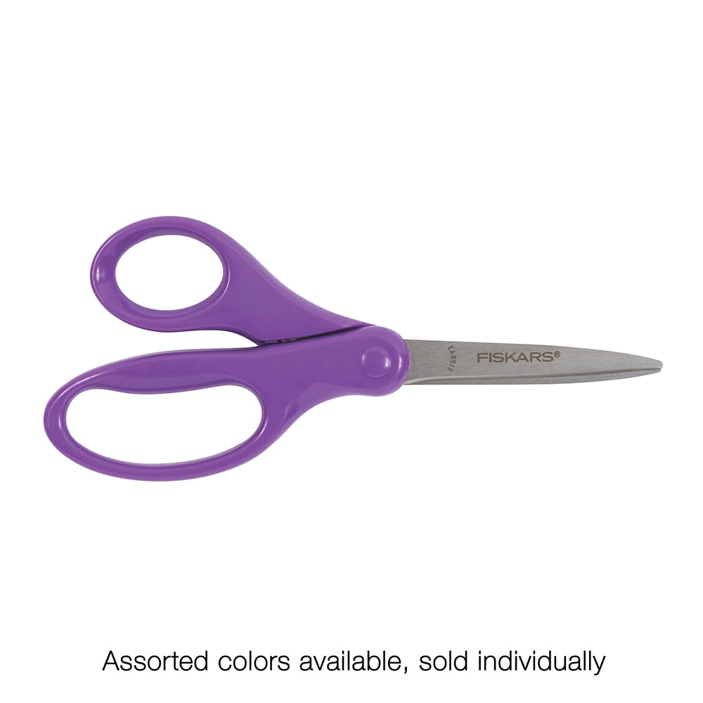 Fiskars 7 in. Student Scissors, Purple