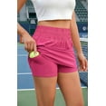 thumbnail image 3 of Pinspark Women's Golf Tennis Skort Elastic High Waist Wide Waistband Weightless Athletic Skirt with Built-in Shorts for Pickleball Workout Running, 3 of 6
