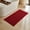 Burgundy, variant on Waffle Bath Mat, Small Boho Bathroom Rugs Non Slip Washable, Ultra Soft Super Absorbent Quick Dry Farmhouse Bathroom Decor, 16" x 24", Khaki