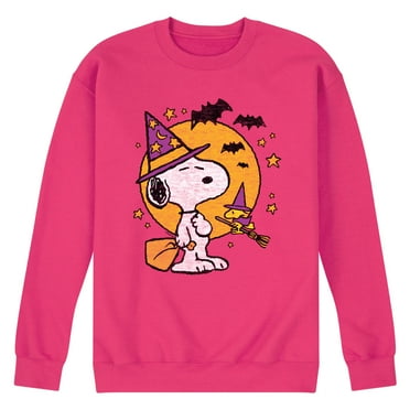 Peanuts - Snoopy Woodstock Witchcraft - Men's Crew Neck Fleece Pullover