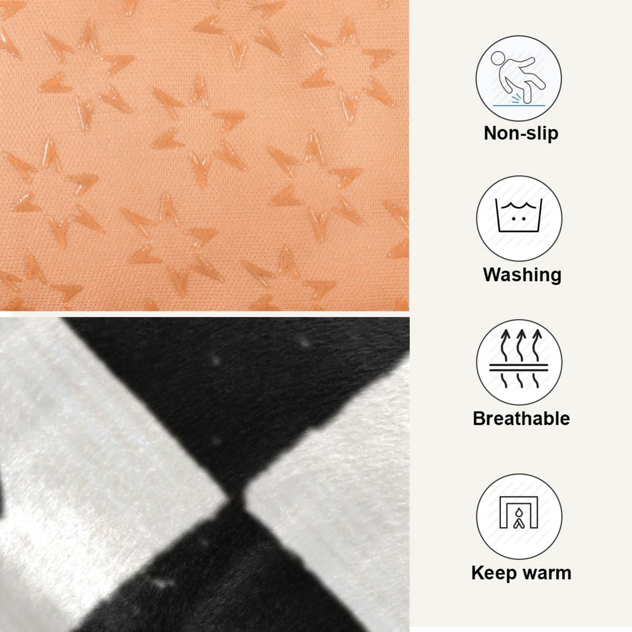 Cozy Mat Pet Bed Indoor Outdoor Warm Soft For Cat Dog Puppy(S/M) Checkered Small Hearts