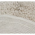 thumbnail image 4 of Home Weavers Inc Fantasia Bath Rug 100% Cotton Bath Carpet Non-Slip Shower Rug, Bathroom Rug- 17"x24" Machine Washable Bath Rug Ivory, 4 of 5