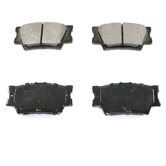 Rear Brake Pad Set - Compatible with 2008 - 2013 Toyota Matrix 2.4L 4-Cylinder 2009 2010 2011 2012