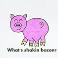 thumbnail image 2 of CafePress - Whats Shakin Bacon? Infant Bodysuit - Baby Light Bodysuit, Size Newborn - 24 Months, 2 of 4