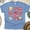 CarolinaBlue, variant on Cute Christian Love Icons T-Shirt - Pink Bow & Faith Symbols Teen, Ash, Size M