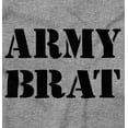 thumbnail image 2 of Army Brat Funny Military USA Child Romper Boys or Girls Infant Baby Brisco Brands 18M, 2 of 6