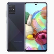 Samsung Galaxy A71 Dual-SIM 128GB ROM + 6GB RAM (Only GSM | No CDMA) Factory Unlocked 4G/LTE Smartphone (Prism Crush Black) - International Version