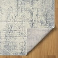 thumbnail image 3 of HomeRoots 534017 5 x 7 ft. Gray Abstract Washable Non Skid Rectangle Area Rug, 3 of 5