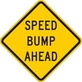 thumbnail image 1 of BRADY 124586 Traffic Sign, 24 x 24In, Black/Yellow, 1 of 1