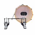 thumbnail image 2 of 2 Pcs Pédale de Batterie Basse Simple Double Pédale Patch Batterie Basse Coussinets de Frappe Instrument de Musique Percussion Accessoires Noir Double Pédale, 2 of 9