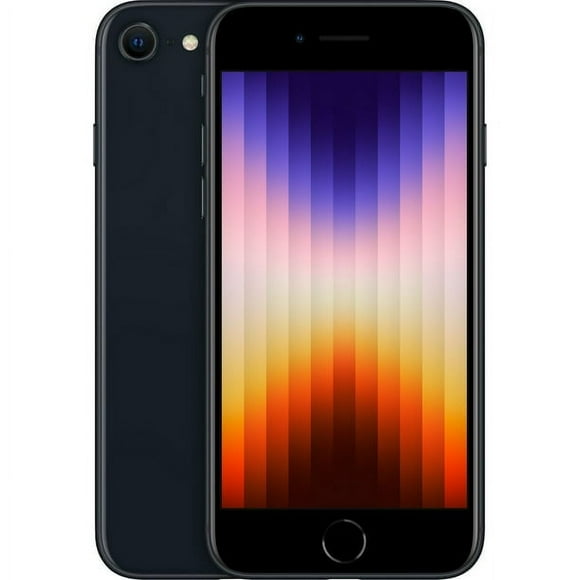 Restored Apple iPhone SE 2022 - 5G - 3rd Gen 64GB ? Black - (Refurbished)