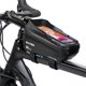 thumbnail image 3 of Bolsa para bicicleta Bolsa para manillar de bicicleta con pantalla táctil, impermeable, marco fronta WILD MAN Bolsa para bicicleta, 3 of 7