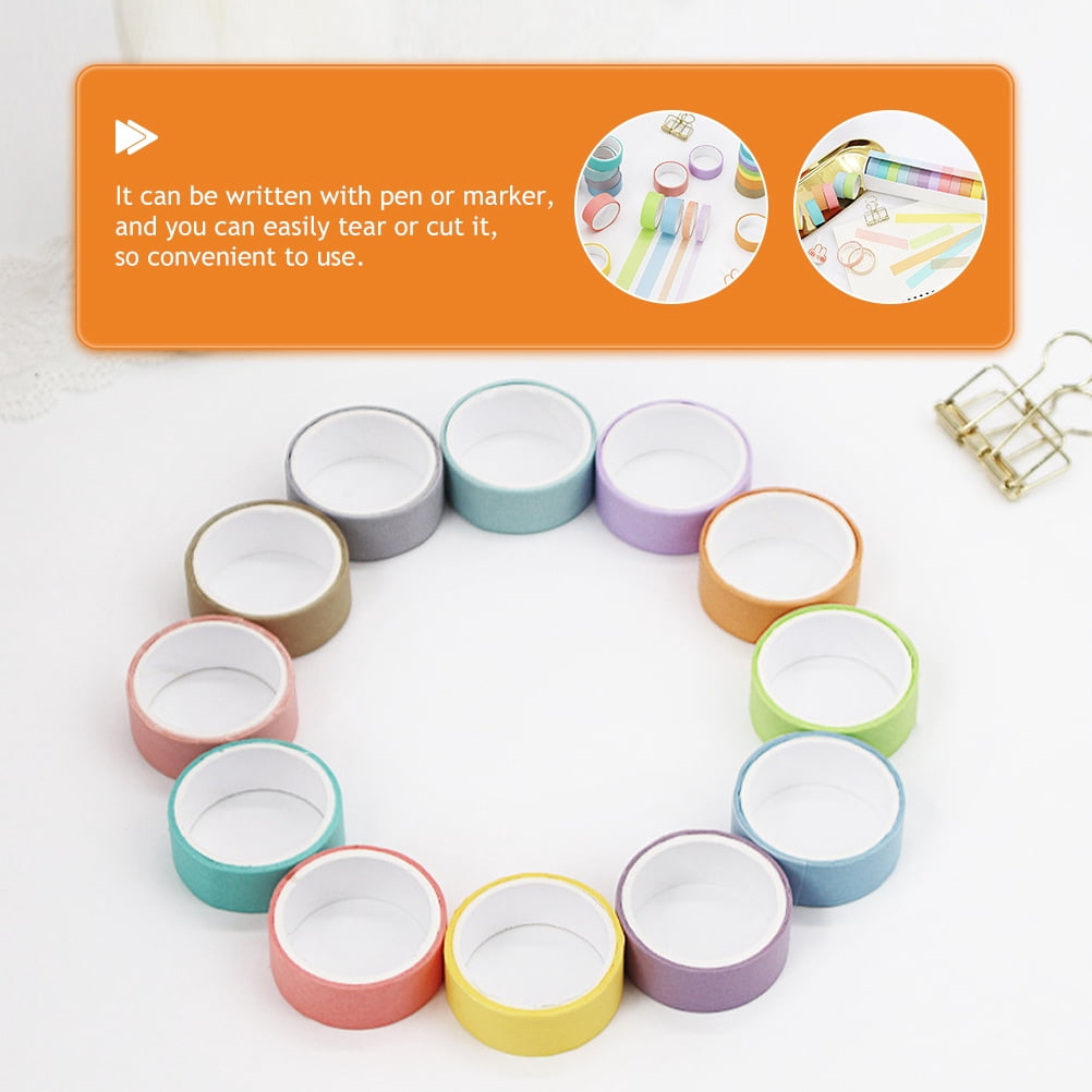 Set of 5 Multipurpose Hand Decor Tapes for Kids, Crafting, School, and Home Use