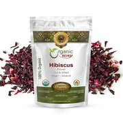 Organic Hibiscus Flower (Cut & Sifted) - 1 LBS