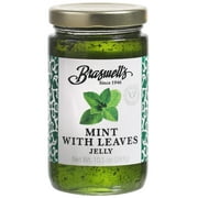 Braswells Mint Jelly w/ Leaves, 10.5 oz
