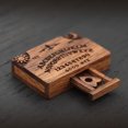 thumbnail image 1 of Mini Ouija Juego de mesa con Tooles de adivinación de Planchette Miniatura Spirit Board, 1 of 8