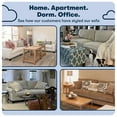 thumbnail image 5 of Serta Copenhagen 73" Rolled Arm Sofa with Removable Covers Dark Gray, 5 of 16