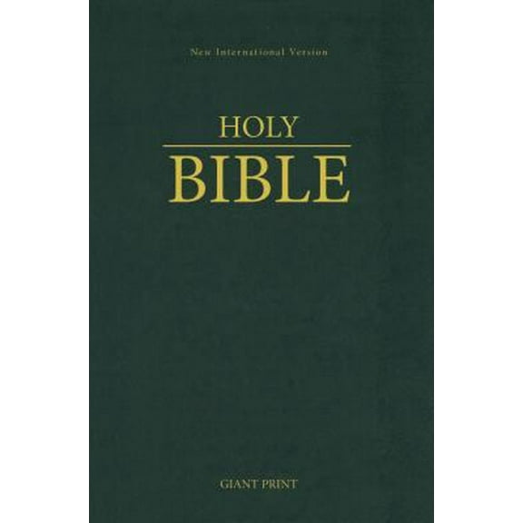 Pre-Owned NIV, Holy Bible, Giant Print, Hardcover, Green (Hardcover) 1623370515 9781623370510