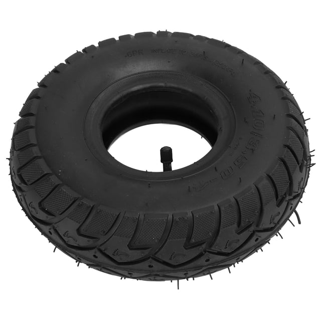 4.10-3.50-4 Neumático De Tubo Interno, Alta Carga 4.10/3.50-4 Antienvejecimiento Duradero De Neumático Y Tubo Con Válvula Doblada Para Camiones Manuales Para Cortadoras De