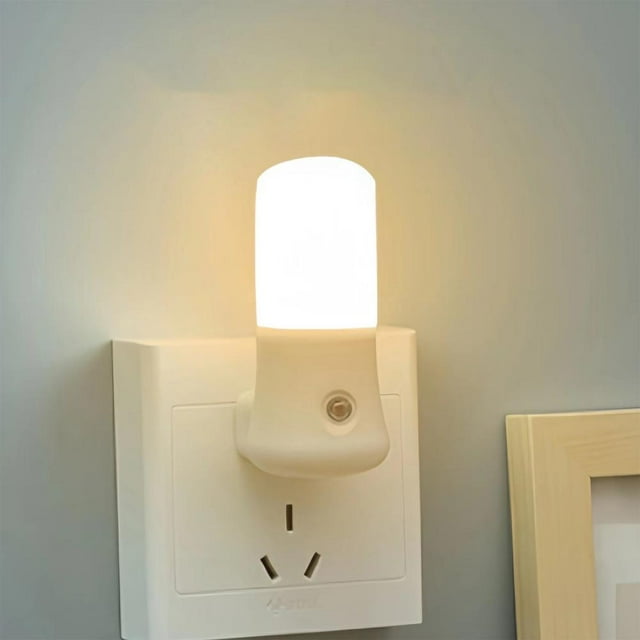 Feltree Automatic Light Sensing Plug in Night Light, Dusk to Dawn LED Bedside Lamp for Bedroom and Nursery, Eye Protection Sleep Light with Energy Efficient & Flicker-Free Design