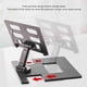 thumbnail image 3 of Soporte de Rotacia de Tabletas y Teclado, Soporte de Tableta Giratoria Innovador Plegable Portátil y Estado de Teclado para Biblioteca, 3 of 7