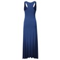 thumbnail image 3 of Doublju Women's Scoop Neck Racerback Tank Maxi Dress with Plus Size, 3 of 4