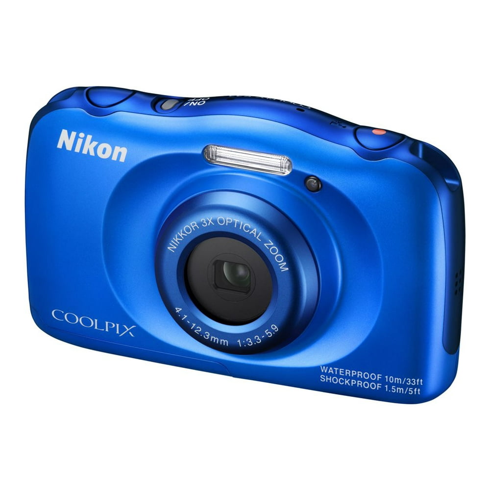 Nikon Coolpix S33 Digital camera compact 13.2 MP 1080p 3 x