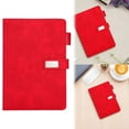 thumbnail image 2 of Cxui Spiral Notebook - Premium A5 Business Notepad, Customizable Diary with High-Value Pu Cover, Professional Meeting Notebook for Office Executives, Minimalist Design Red, 2 of 9