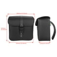 thumbnail image 3 of Waterproof Motorcycle Saddlebag PU Leather Side Storage Bag with Quick Release Buckle General Fitting For Long Rides, 3 of 9