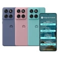 thumbnail image 5 of Motorola Moto Edge 60 Fusion 5G Ai Compatible with Tmobile Mint Tello & Global 256GB+8GB NFC 50MP Triple Cam Dual Sim 6.67" Curved XT2503-1 Latino American Version Amazonite Green, 5 of 5