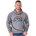 thumbnail image 3 of Cute Gay LGBT Pride Rainbow Sparkle Hoodie Sweatshirt Women Men Brisco Brands L, 3 of 6