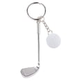 thumbnail image 1 of lionlar Mini Golf Club Ball Pendant Keyring Key Chain Gift White, 1 of 8