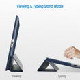 thumbnail image 3 of JETech Case for iPad 2/3/4, Protective Hard Back Shell Soft-Touch Tablet Stand Cover, Auto Wake/Sleep (Navy), 3 of 6