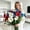 A, variant on HAJAGP Independence Day Three-color Flower Artificial Flowers Fake Flowers 3pc White