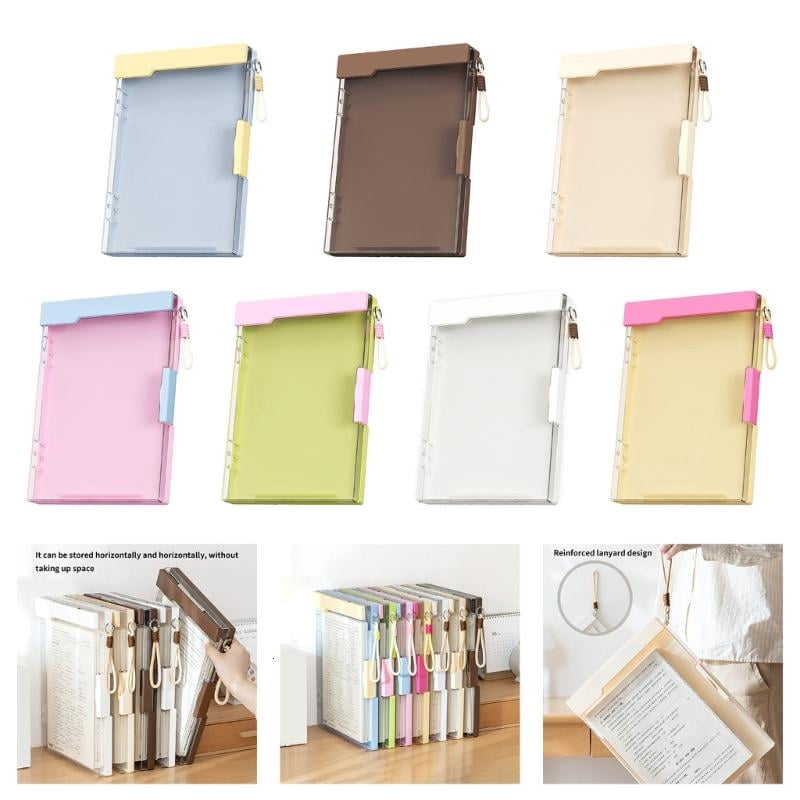 CEORPER Double Layer ABS Document with Clipboard Portable File Organiser Storage Box