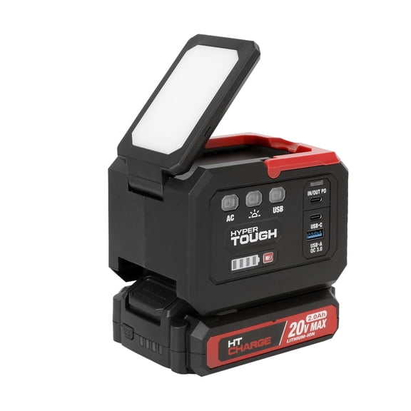 Hyper Tough 20V Power Inverter 150-Watt, 3-USB Ports