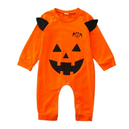 

Honeeladyy Discount Newborn Infant Baby Girls Boys Cartoon Print Romper Jumpsuit Halloween Outfits