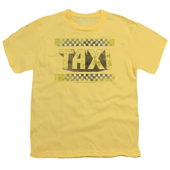 Taxi - Run Down Taxi - Youth Short Sleeve Shirt - Small
