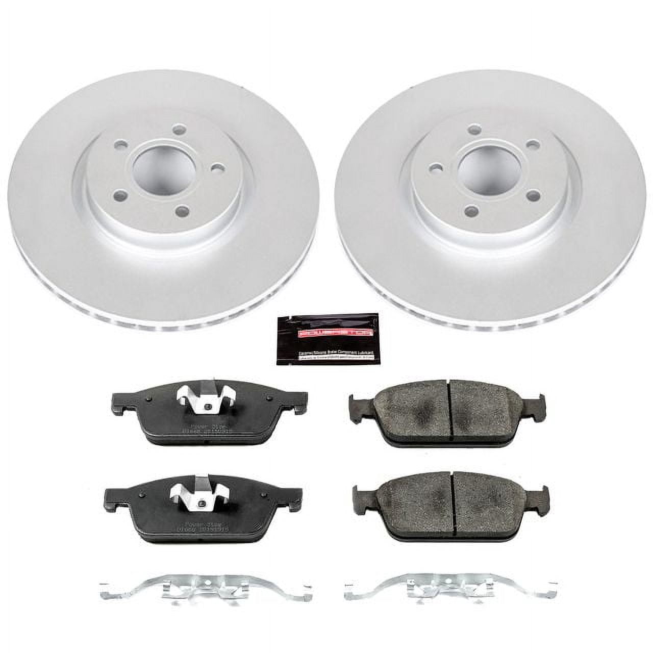 PowerStop Front Geomet Coated Brake Rotor and Pad Kit Fits: FORD Select Models CRK6479