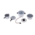 thumbnail image 3 of 1:12 Casa de Utensilios de cocina Accesorios Cocina eléctrica de metal y de cocina Perssure, Plateado, 3 of 7