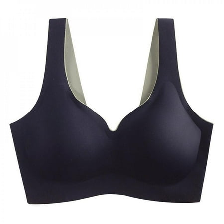 

Big Sale!!Seamless Underwear Women Beautiful No Ssteel Ring Thin Section Bras Solid Color Gather Sports Bra