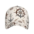 thumbnail image 2 of Disketp Anchor With Rope Print Baseball Caps For Outdoor Sports Fashion Casual Outdoor Caps Men Women, 2 of 9