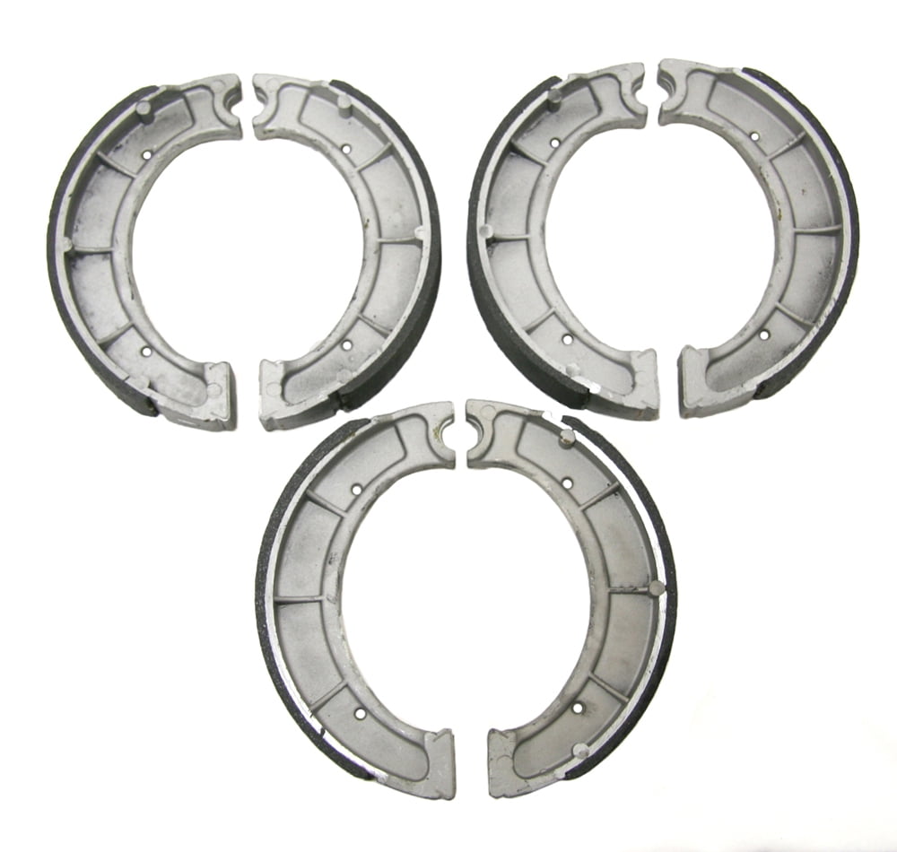 Caltric Front & Rear Brake Shoes Compatible With Yamaha Timberwolf 250 Yfb250 Yfb-250 Yfb 250 4X4 1994-2000 New 