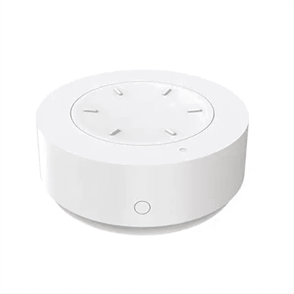 Tuya ZigBee Smart Knob Switch Wireless Scene Button Rotatable Dimmer Switch Home Appliances Automation Linkage Remoter,1 * Tuya ZigBee Smart Switch,White