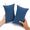 Denim Blue-11"x7", variant on 13"x18" Dark Brown Down Alternative Decorative Pillow
